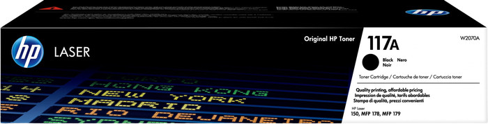 HP 117A Toner Cartridge Black Main Image