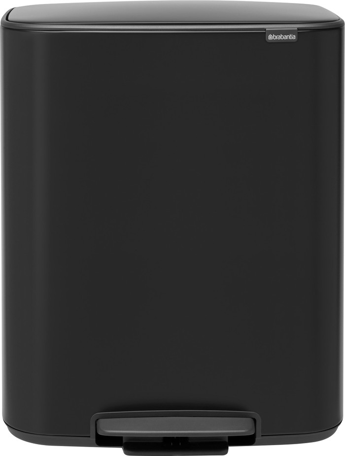 Brabantia Bo Poubelle à Pédale 60 Litres Matt Black Main Image
