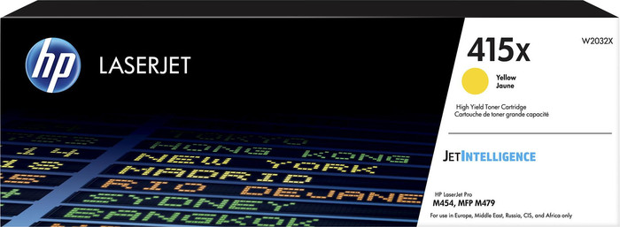 HP 415X Toner Jaune (Grande capacité) Main Image