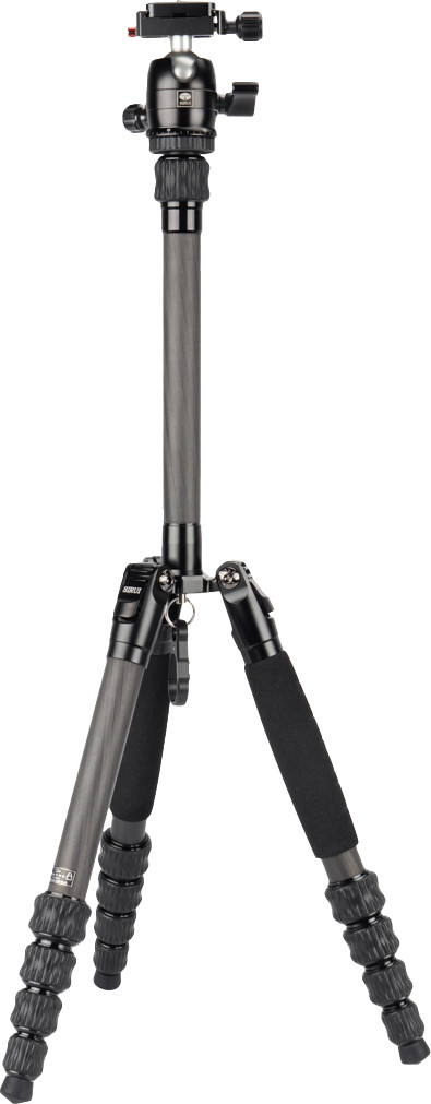 Sirui Traveller 5CX statief + B-00K balhoofd voorkant