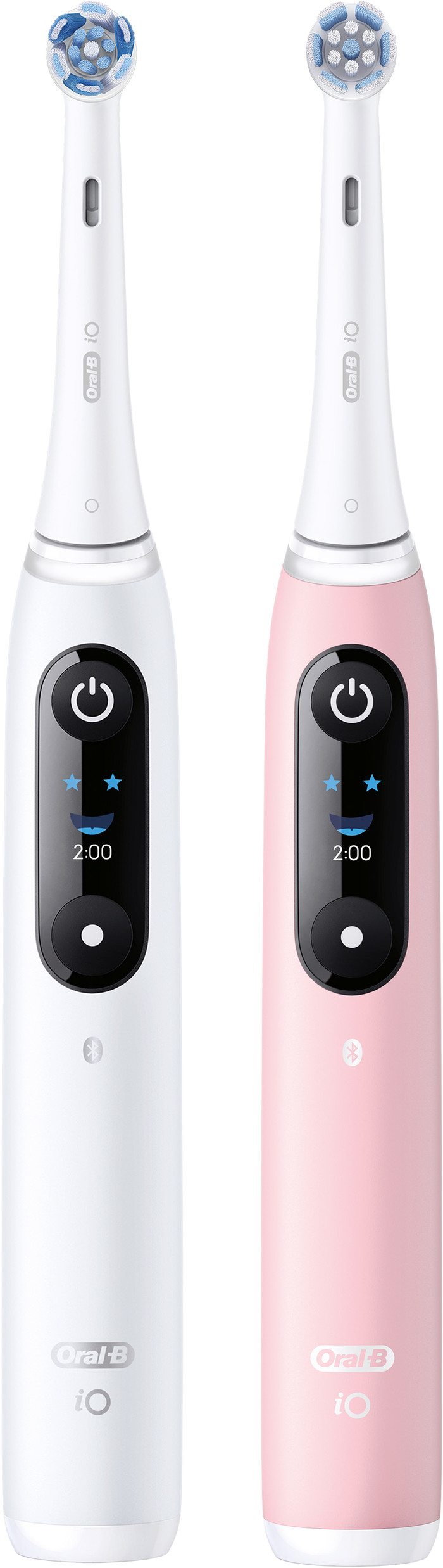 Oral-B iO 6 Wit en Roze Duo Pack voorkant