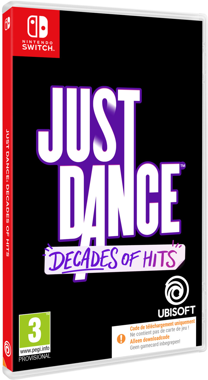 Just Dance Decades of Hits Nintendo Switch emballage