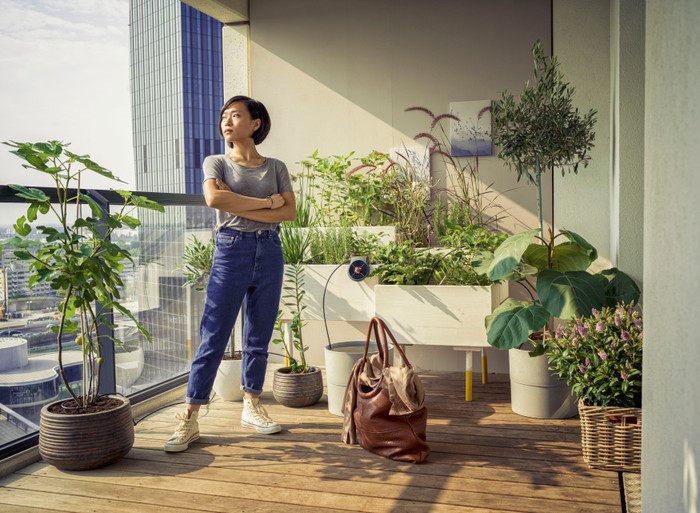 Gardena AquaBloom Set product in use