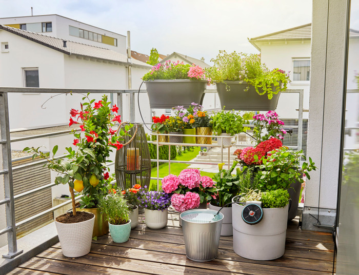 Gardena AquaBloom Set product in use