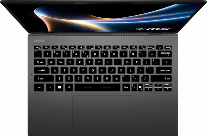 MSI Prestige 13 AI+ A3MG-015BE OLED Azerty bovenkant