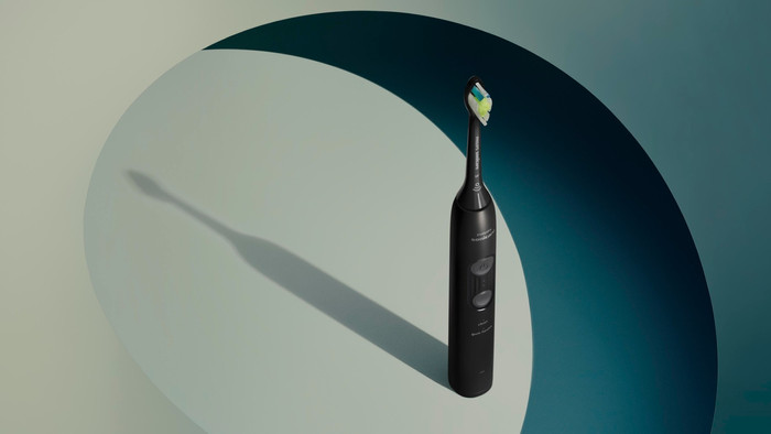 Philips Sonicare 4100 Series HX4042/52 Zwart product in gebruik