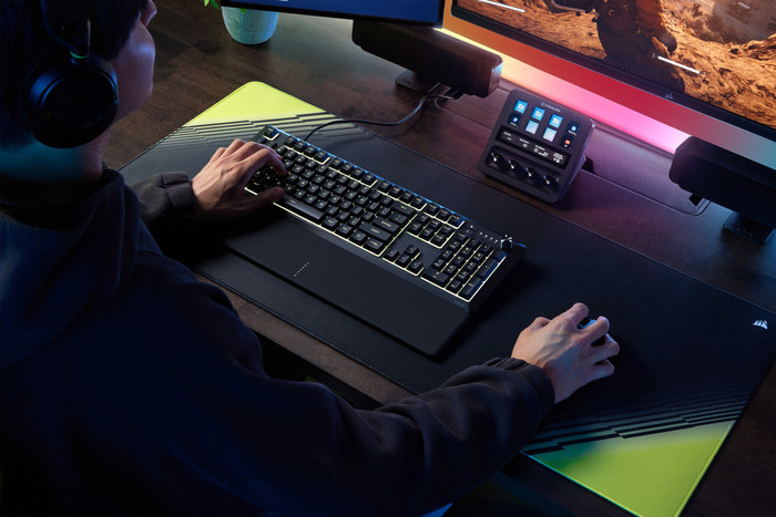 Corsair SKIFF 100 Clavier Gamer RGB AZERTY produit à l'usage