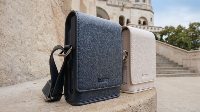 Fujifilm Instax Mini LiPlay+ Sand Beige product in gebruik