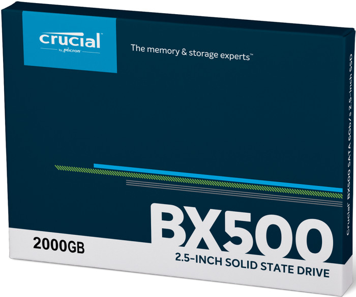 Crucial BX500 2,5 inch 2TB verpakking