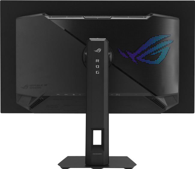 ASUS ROG Strix XG27AQWMG WOLED achterkant