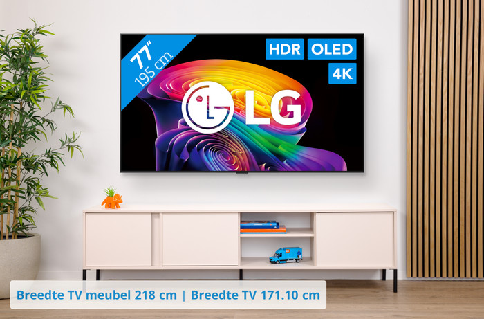 LG OLED 77" C6 (2026) visual Coolblue 1