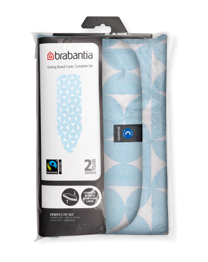 Brabantia Strijkplankhoes C 124 x 45 cm Fresh Breeze verpakking