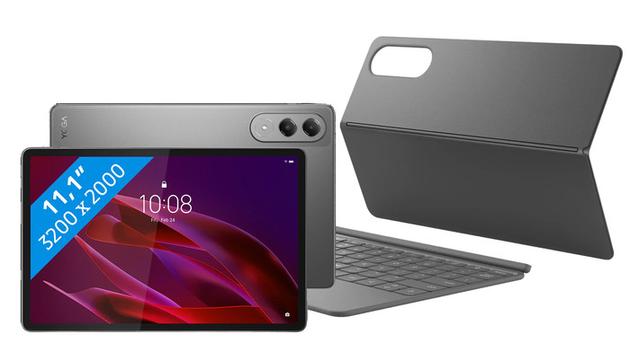 Lenovo Yoga Tab 11,1 Pouces 256 Go Wifi Gris avec Stylet + Étui Clavier AZERTY Main Image