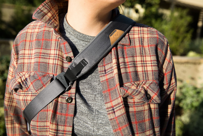 Peak Design Everyday Sling 3L v2 Ash product in use