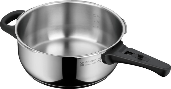WMF Perfect One Snelkookpannenset 6,5L en 3L bovenkant
