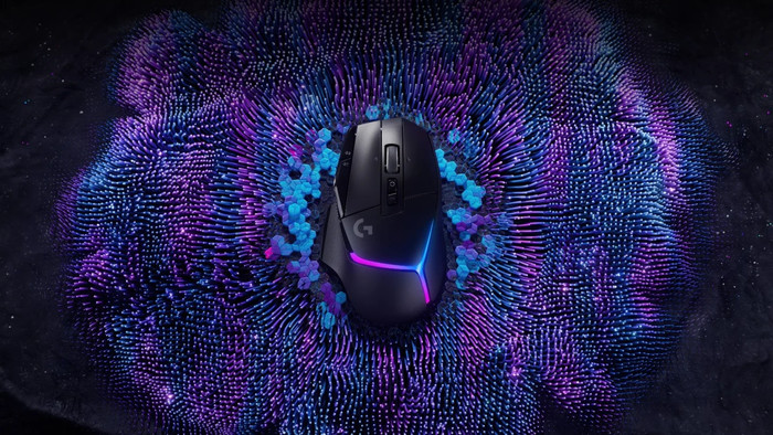 Logitech G502 X Plus Lightspeed Draadloze Gaming Muis Zwart product in gebruik