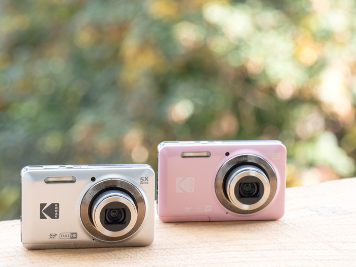 Kodak FZ55 Roze product in gebruik