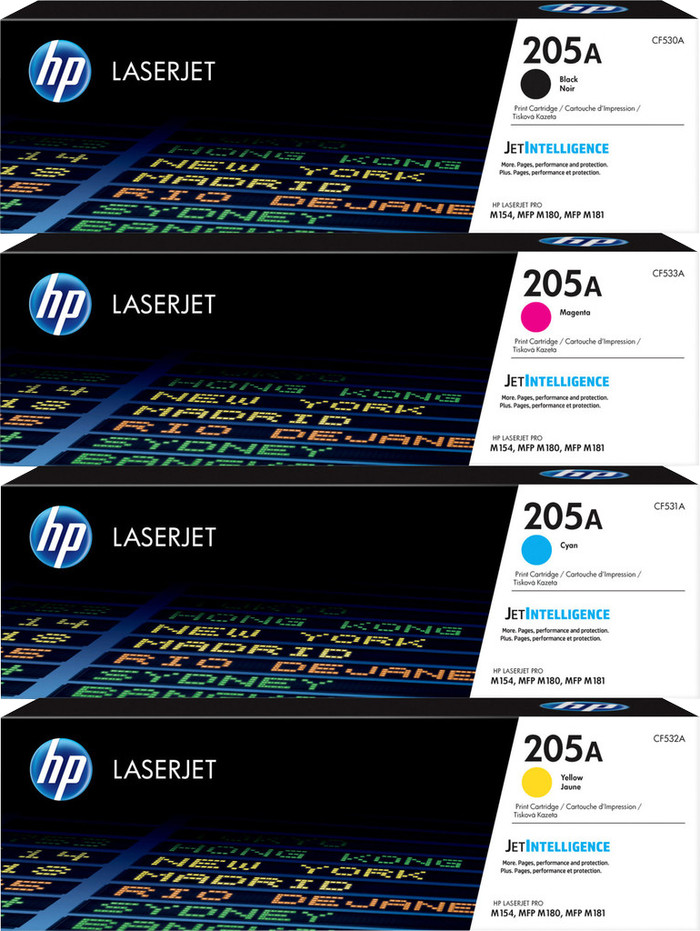 HP 205A Toner Cartridge Combo Pack Main Image
