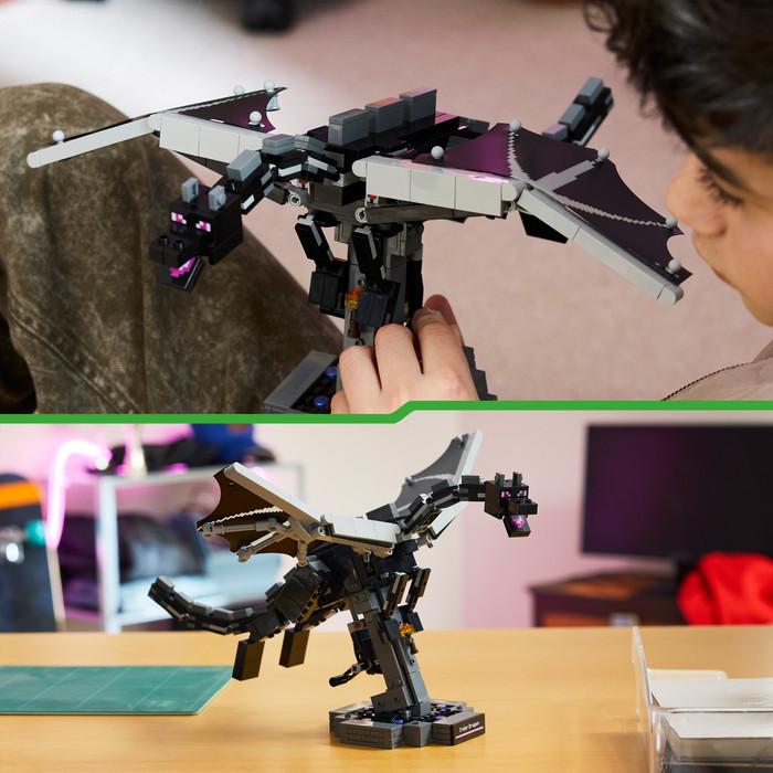 LEGO Minecraft de Enderdraak 21595 product in gebruik
