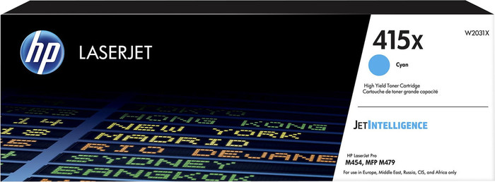 HP 415X Toner Cartridge Cyan (High Capacity) Main Image