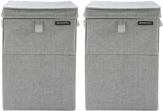 Brabantia Corbeilles à Linge Grey Lot de 2 Main Image
