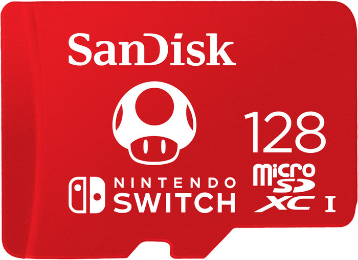 SanDisk MicroSDXC Extreme Gaming 128GB Toad (Nintendo Licensed) Main Image