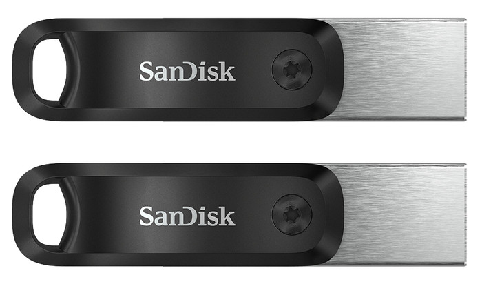 SanDisk iXpand GO Flash drive 3.0 128 Go Lot de 2 Main Image