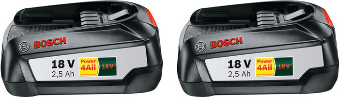 Bosch 18V 2,5 Ah Accu 2-pack Main Image