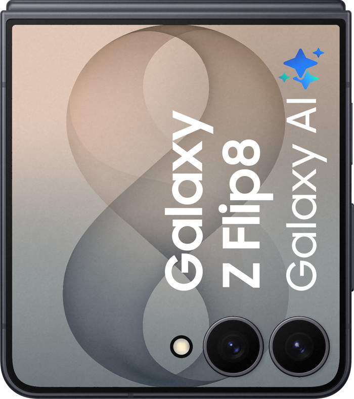 Samsung Galaxy Z Flip 8 256GB Zwart 5G voorkant