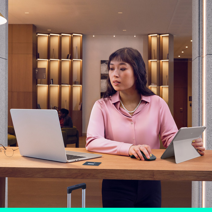 Logitech Mobi Fold Muis Grafiet visual leverancier