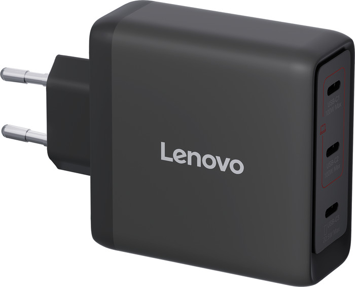 Lenovo Multi-port Usb C 100W GaN Oplader linkerkant