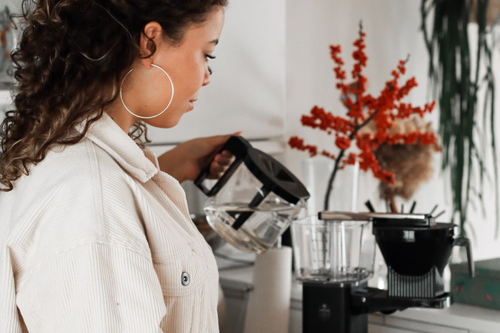 Moccamaster KBG Select Noir Mat produit à l'usage