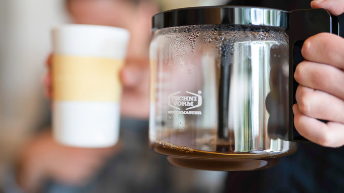 Moccamaster KBG Select Stainless Steel product in use