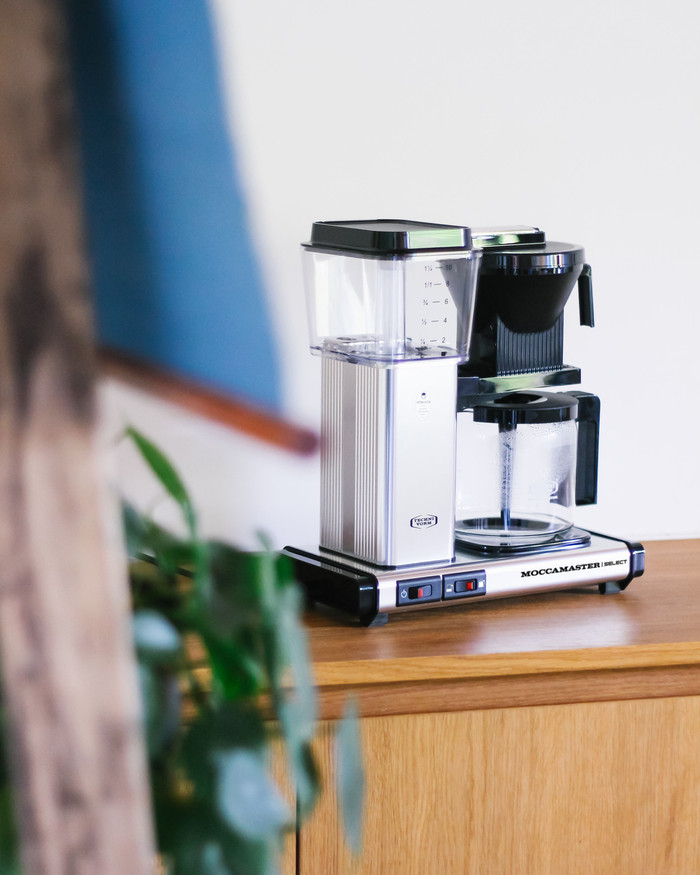 Moccamaster KBG Select Stainless Steel product in use