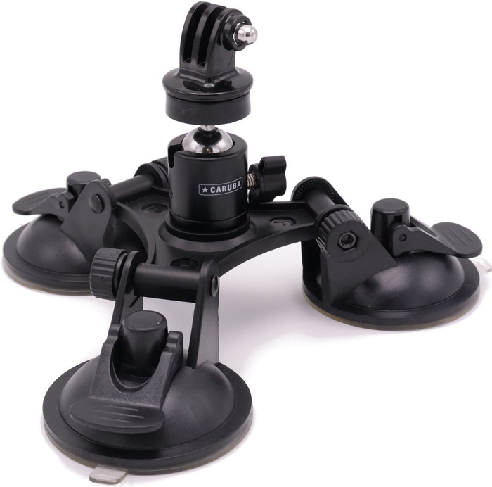 Caruba Triple Suction Cup PRO Mount voorkant