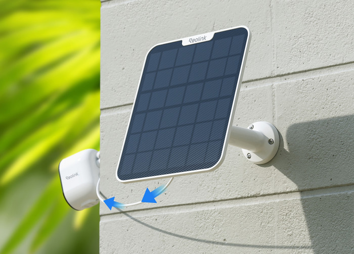 Reolink Solar Panel 2 Wit visual leverancier