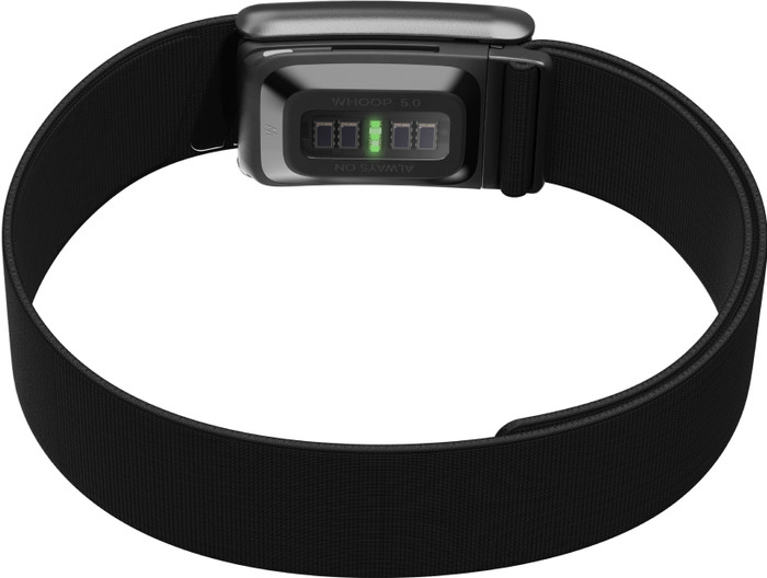 WHOOP MG/5.0 Bicep Band L/XL Zwart product in gebruik