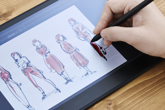 Wacom Movink 13 product in gebruik