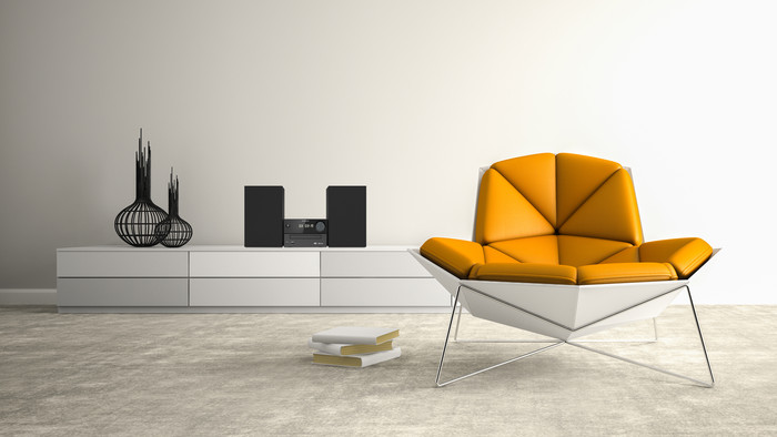 Kenwood M-420DAB product in use