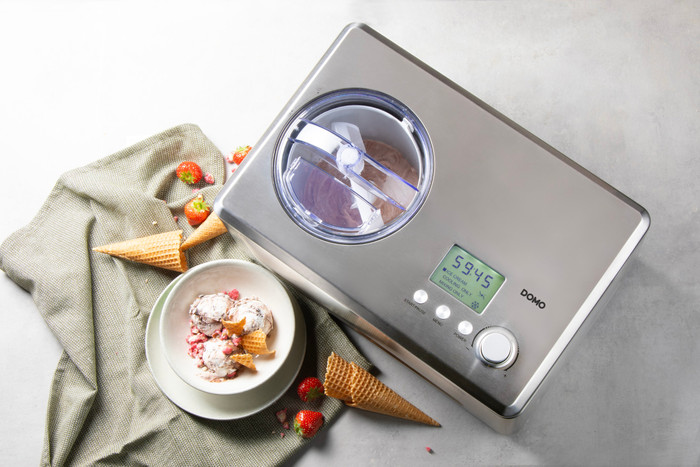 DOMO DO9201I Roomijsmachine product in gebruik