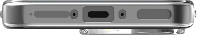 Just in Case Soft Design OPPO Reno16 FS Back Cover Transparant onderkant