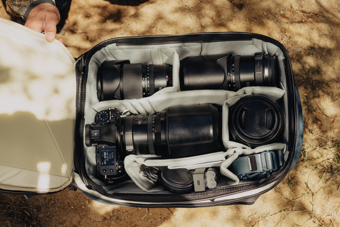 Peak Design Travel Backpack 30L Ocean binnenkant