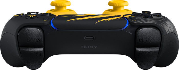 Sony PlayStation 5 Manette Sans Fil DualSense Wolverine Battle Yellow Limited Edition arrière