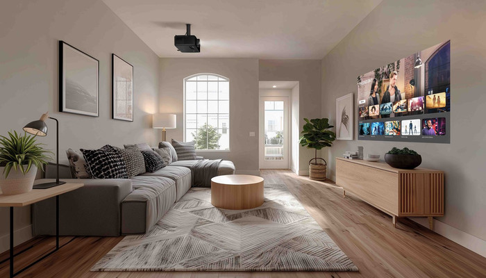 Optoma UZ38X product in gebruik