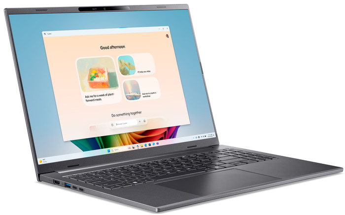 Acer Aspire 16 AI A16-52M-748D Azerty voorkant