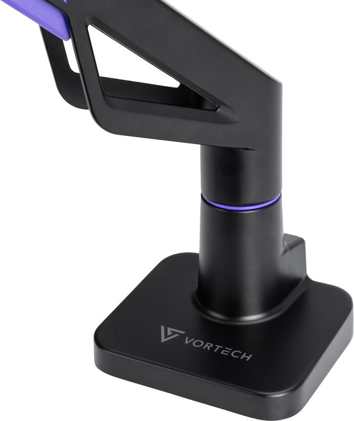 Vortech Bras d'Écran PC avec Vérin à Gaz détail