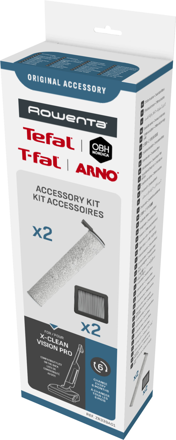 Rowenta ZR339A Set d'Accessoires X-Clean Vision emballage