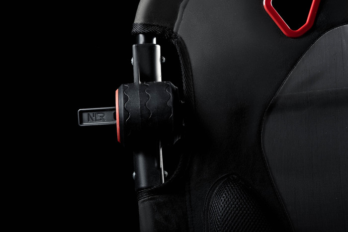 Next Level Racing F-GT Lite Formula and GT Collapsible Cockpit product in use