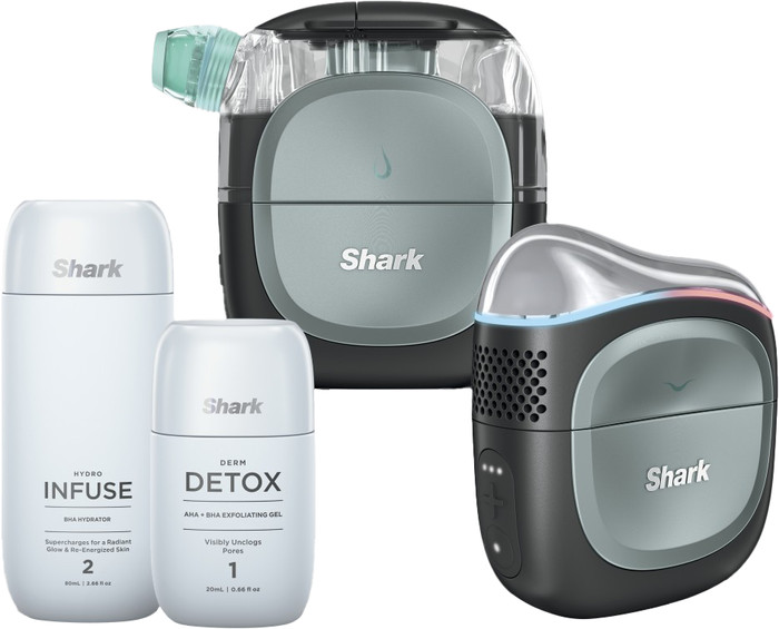 Shark FacialPro Glow + DePuffi FH320EUBK Noir Main Image