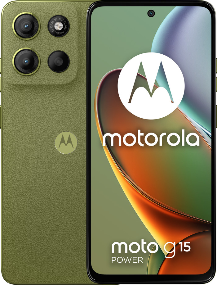 Motorola Moto G15 Power 256GB Groen 4G Main Image